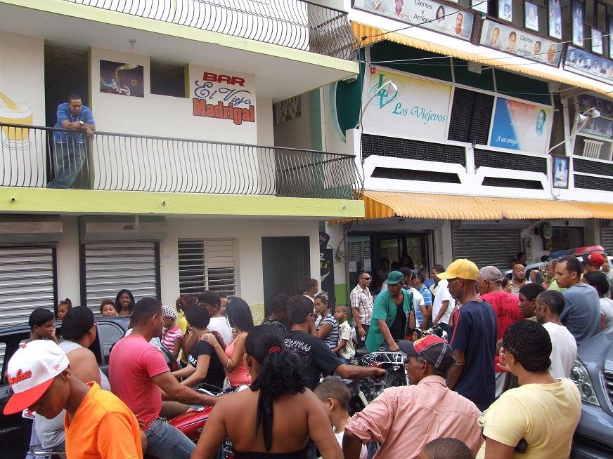 estorbo frente al bar Los Viejevos